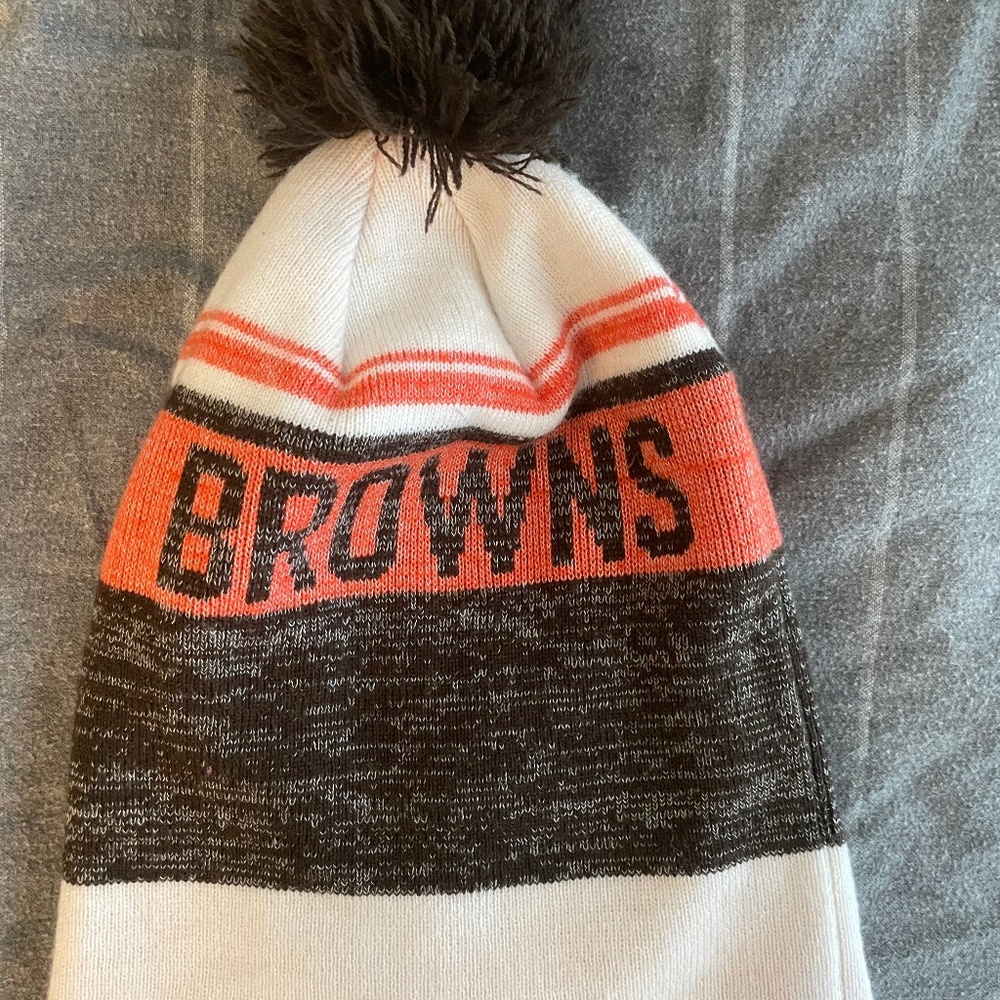 Cleveland Browns NFL knit Pom Pom beanie